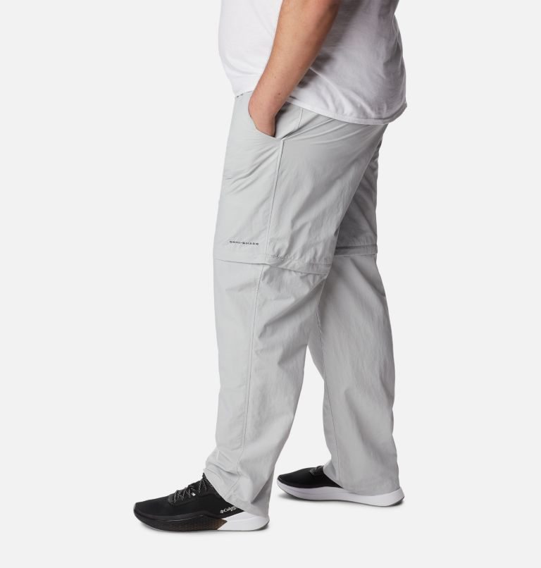Men's Columbia PFG Backcast Convertible Pants Light Grey | Plus Size CA-XC416